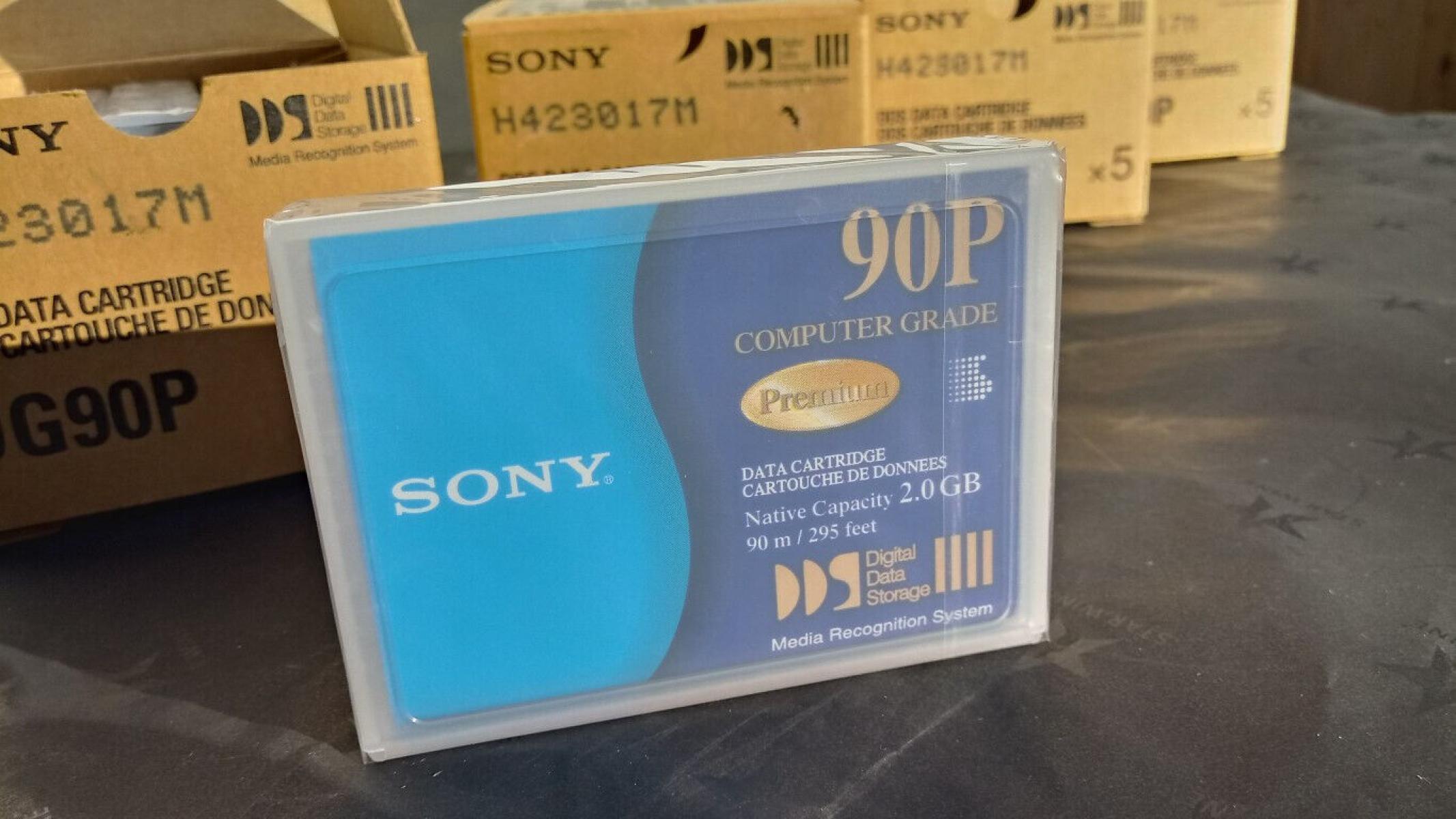 5 x Sony DG90P DDS Data Cartridge 2 GB 90m, € 29,- (8130 Frohnleiten)