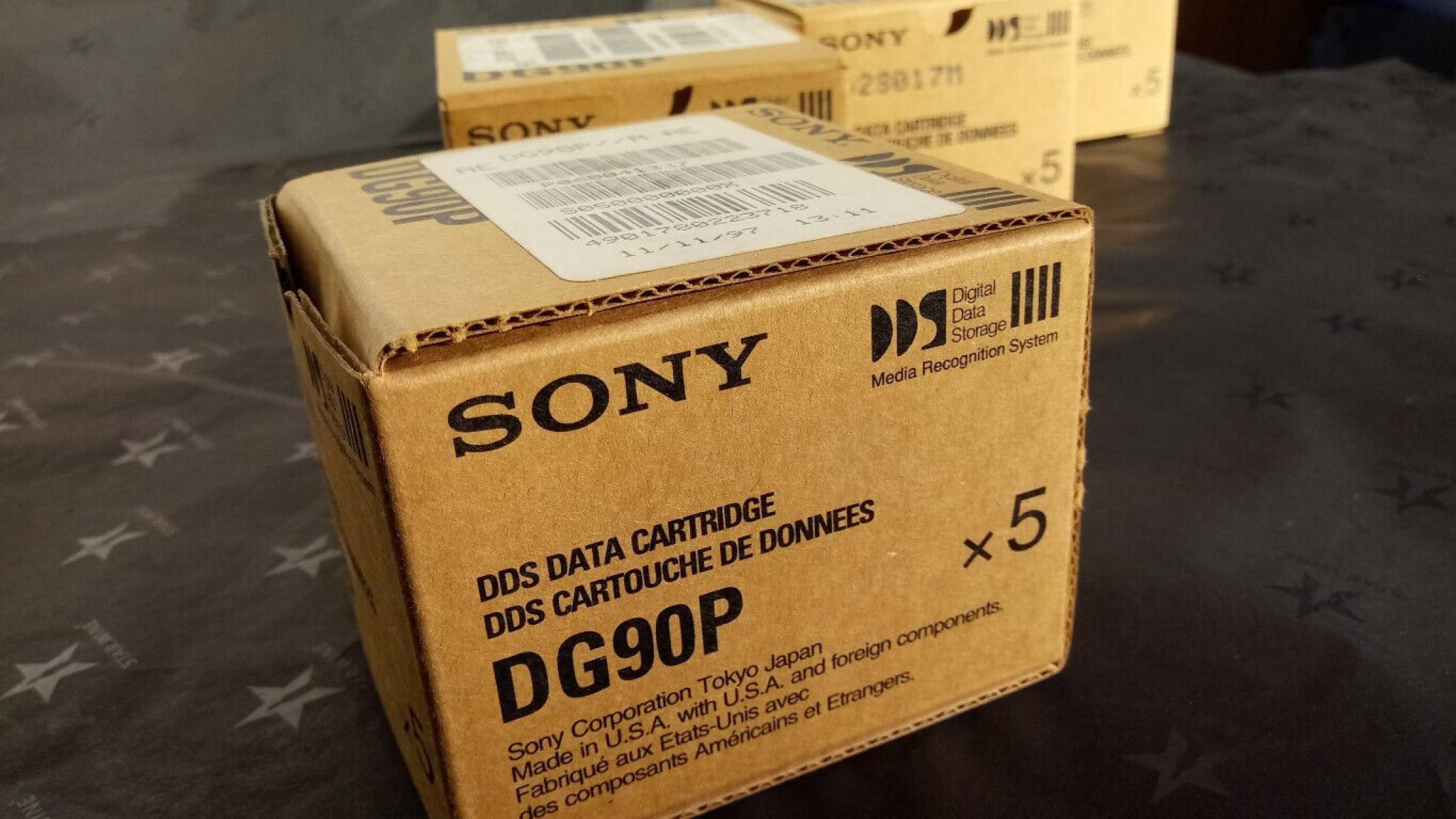 5 x Sony DG90P DDS Data Cartridge 2 GB 90m, € 29,- (8130 Frohnleiten)